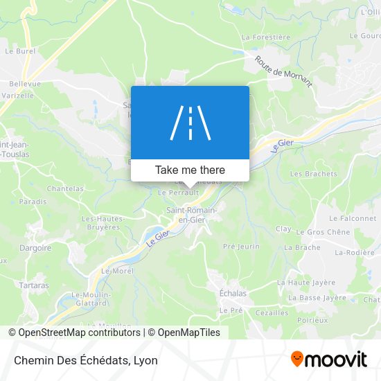 Chemin Des Échédats map