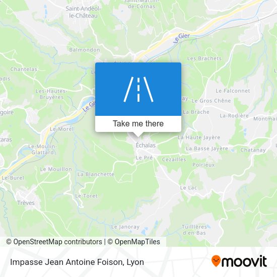 Impasse Jean Antoine Foison map