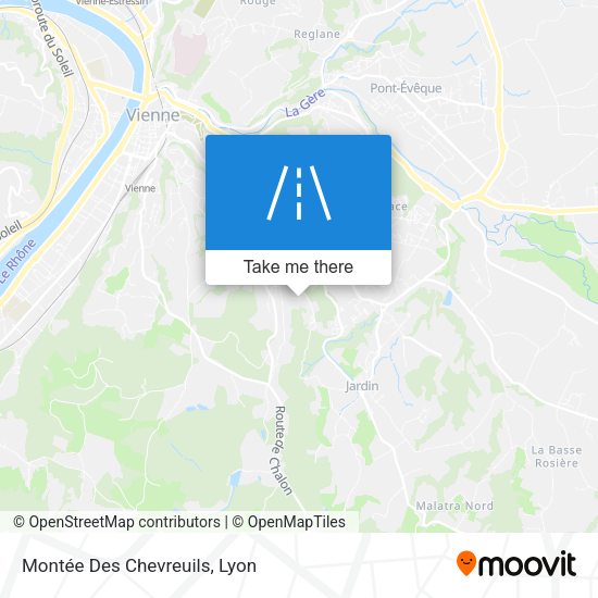 Montée Des Chevreuils map