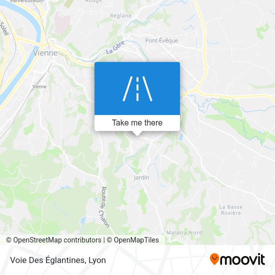 Voie Des Églantines map