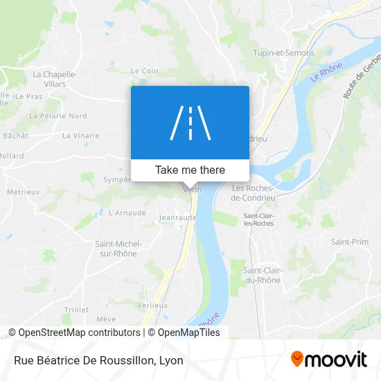 Rue Béatrice De Roussillon map