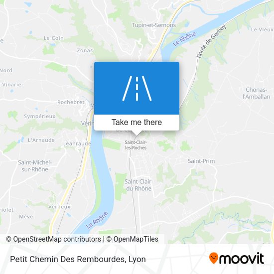 Petit Chemin Des Rembourdes map