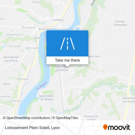 Lotissement Plein Soleil map