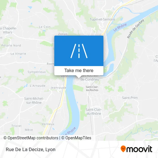 Rue De La Decize map