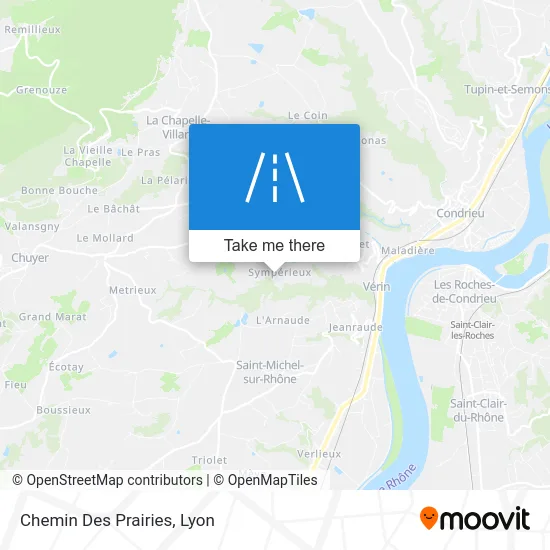 Chemin Des Prairies map