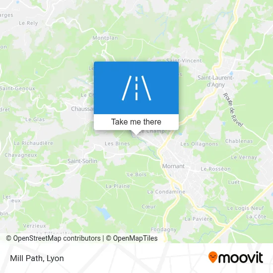 Chemin Du Moulin map