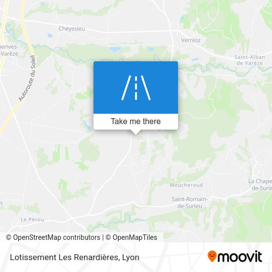 Lotissement Les Renardières map