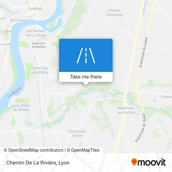 Chemin De La Rivière map