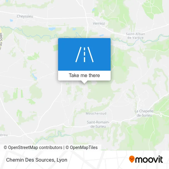 Chemin Des Sources map