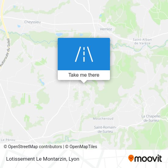 Lotissement Le Montarzin map