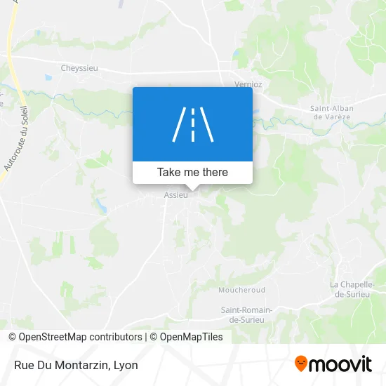 Rue Du Montarzin map