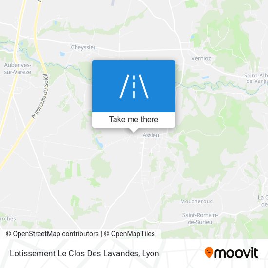 Lotissement Le Clos Des Lavandes map