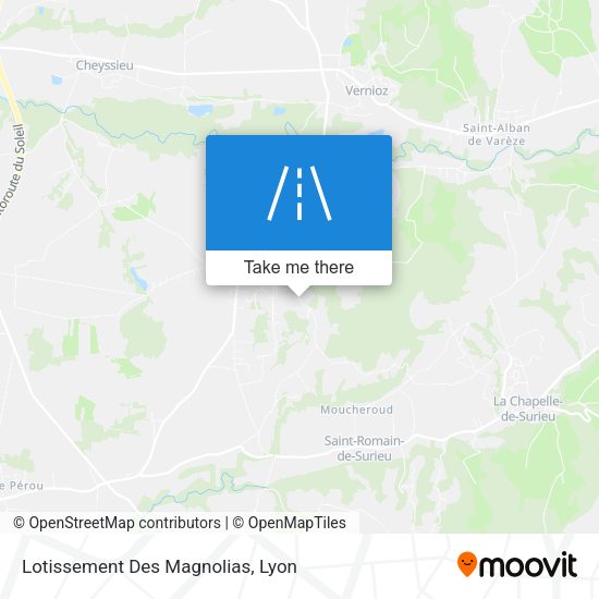 Lotissement Des Magnolias map