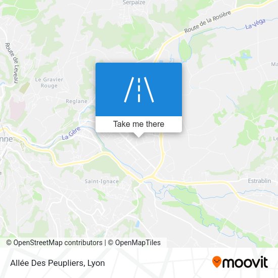 Allée Des Peupliers map