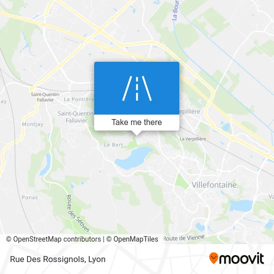 Rue Des Rossignols map