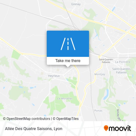 Allée Des Quatre Saisons map