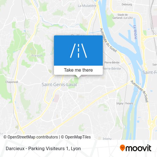 Darcieux - Parking Visiteurs 1 map
