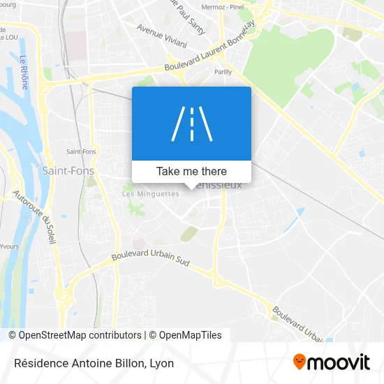 Résidence Antoine Billon map