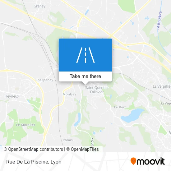 Rue De La Piscine map