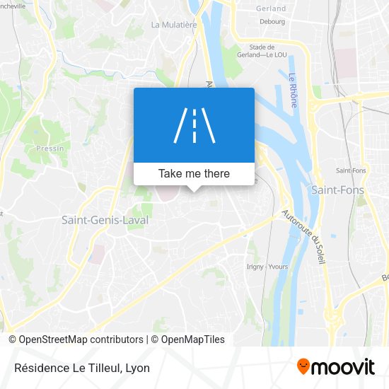 Résidence Le Tilleul map