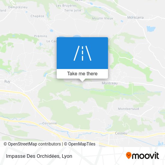 Impasse Des Orchidées map