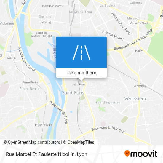 Rue Marcel Et Paulette Nicollin map