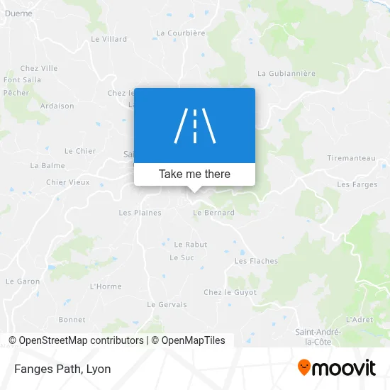 Chemin Des Fanges map