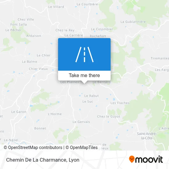 Chemin De La Charmance map