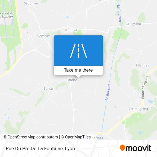 Rue Du Pré De La Fontaine map