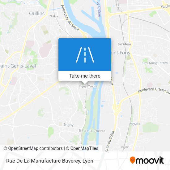 Rue De La Manufacture Baverey map
