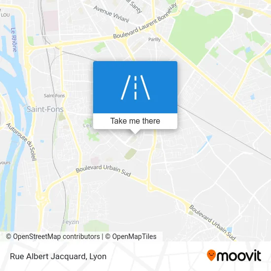 Rue Albert Jacquard map