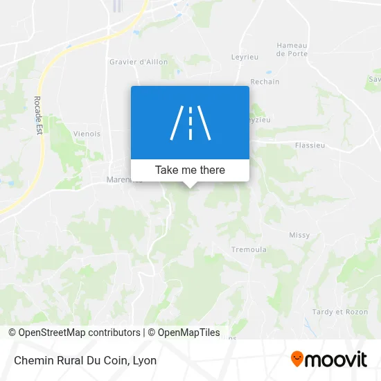 Chemin Rural Du Coin map