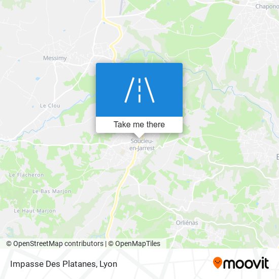 Impasse Des Platanes map