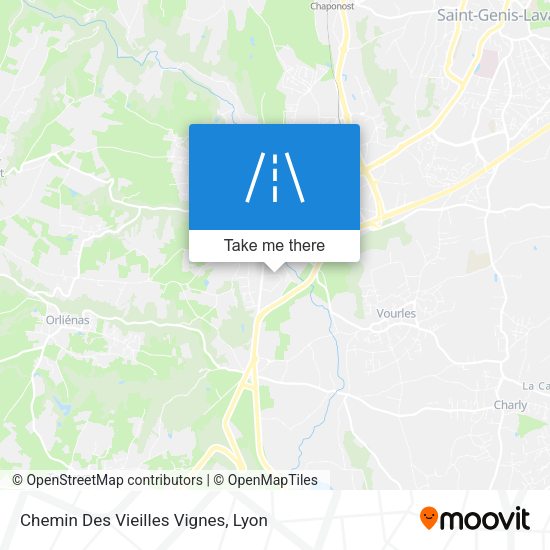 Chemin Des Vieilles Vignes map