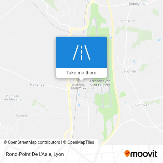 Rond-Point De L'Asie map