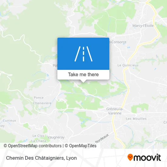 Chemin Des Châtaigniers map