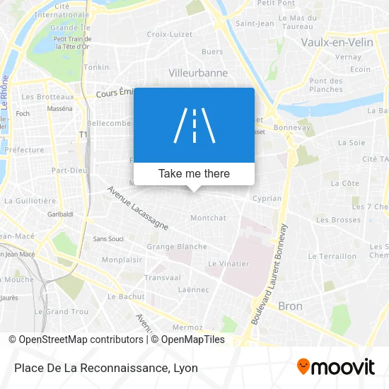 Place De La Reconnaissance map