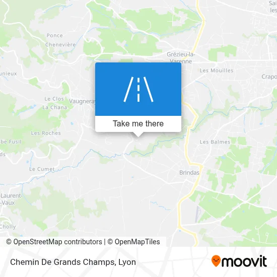 Chemin De Grands Champs map