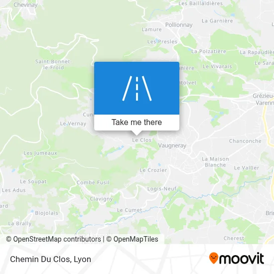 Chemin Du Clos map