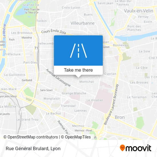 Rue Général Brulard map