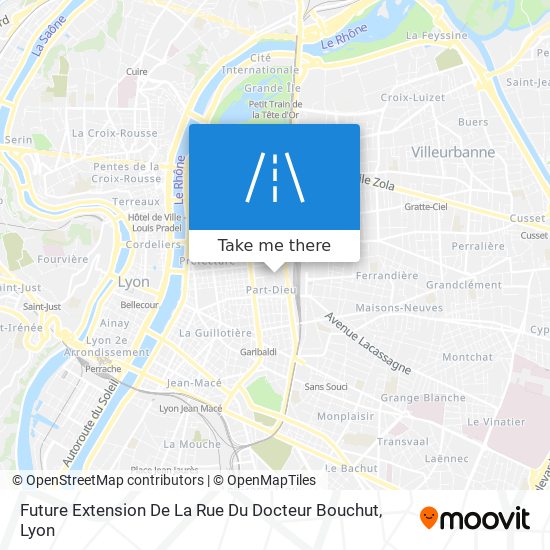 Mapa Future Extension De La Rue Du Docteur Bouchut