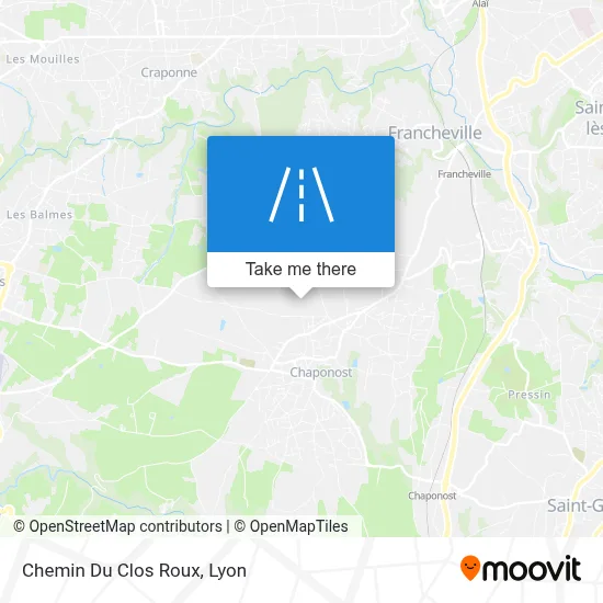 Chemin Du Clos Roux map