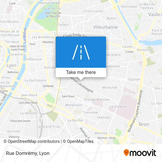 Rue Domrémy map