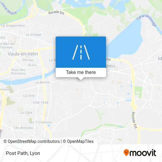 Chemin De La Poste map