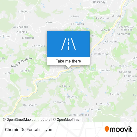 Chemin De Fontalin map