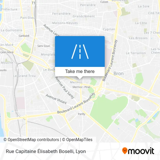 Rue Capitaine Élisabeth Boselli map