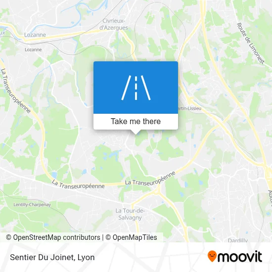 Sentier Du Joinet map