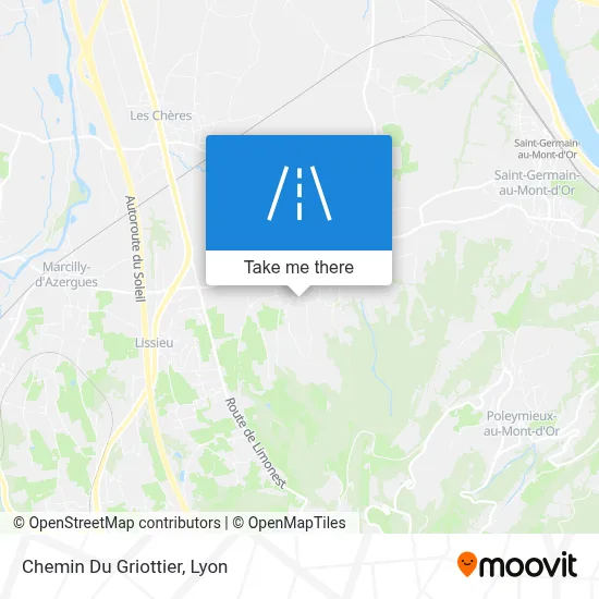 Chemin Du Griottier map