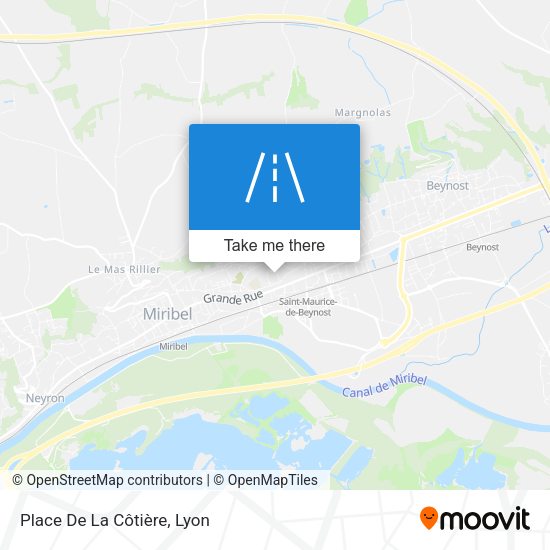 Place De La Côtière map