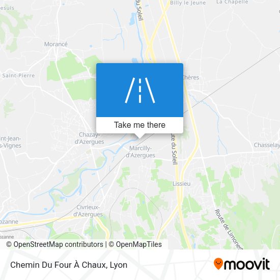 Chemin Du Four À Chaux map
